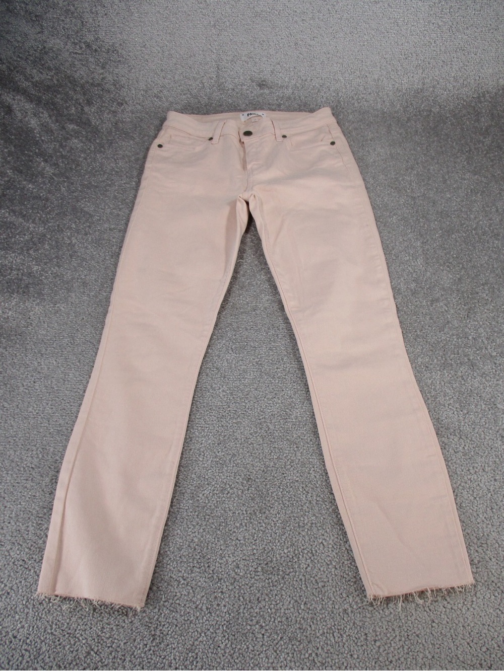 Light Pink Women's Straight Leg Jeans- Verdugo Crop